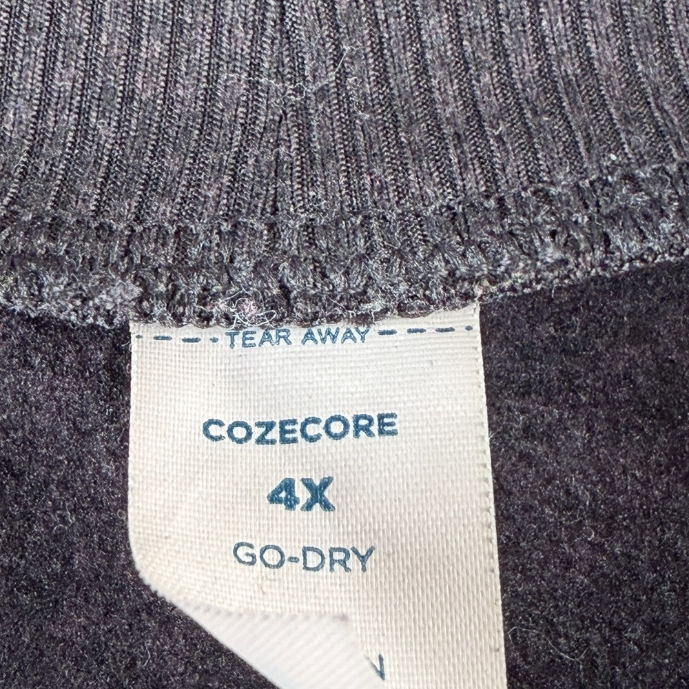 Old Navy Womens Shirt Cozecore Go Dry Crop Active Athelisure Long Sleeve 4X‎ - Picture 7 of 9